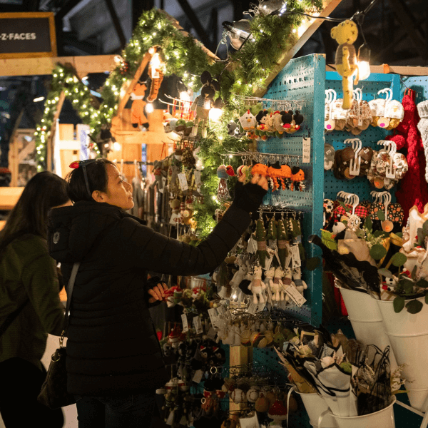 Enchant’s Christmas market – the perfect place for holiday shopping.