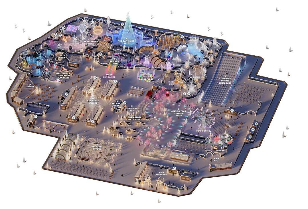 Enchant Los Angeles - Map - Best Holiday Events