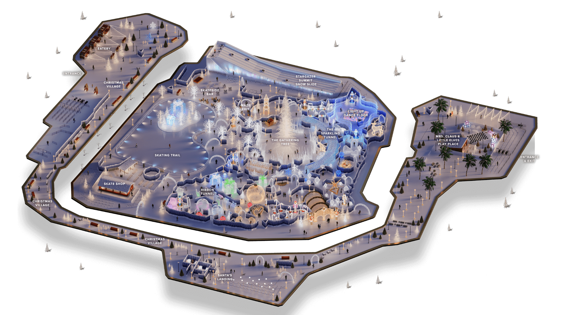 Enchant Los Angeles - Map - Best Holiday Events